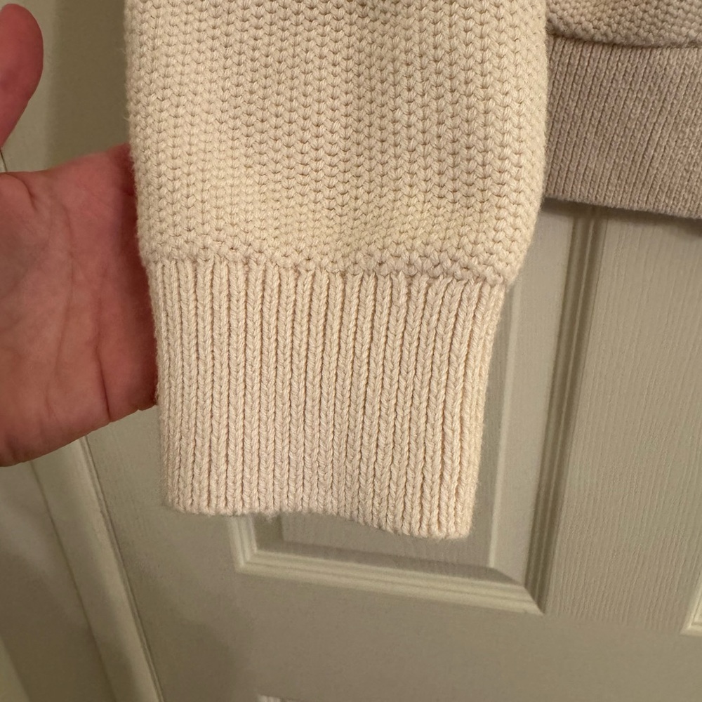 Banana Republic Off-White Knit Jacket - Picture 6 of 9